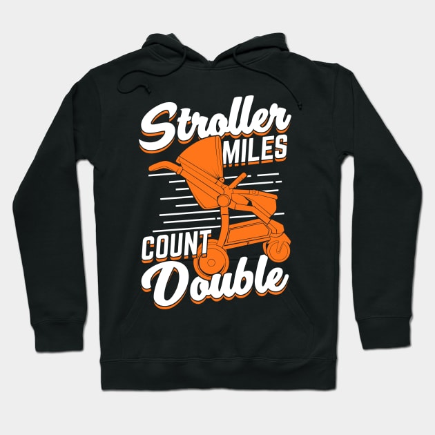 Stroller Running Jogging Runner Mom Mother Gift Hoodie by Dolde08